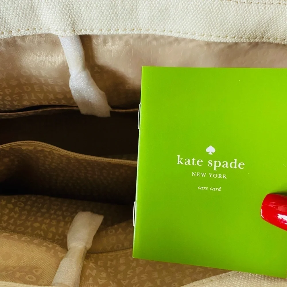 Rare kate spade Lott Street Francis Natural/Gulabi tote